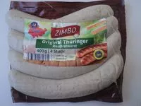 Mängden socker i Zimbo Carnati Thuringer