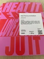 Mängden socker i Rotes Curry mit Rindfleisch und Basmatireis