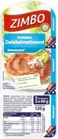 Mängden socker i Schinken Zwiebelmettwurst fettreduziert