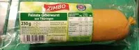 Mängden socker i Zimbo Feinste Leberwurst aus Thüringen