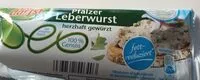 Mängden socker i Pfälzer Leberwurst