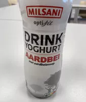 Mängden socker i Drink yoghurt aardbei