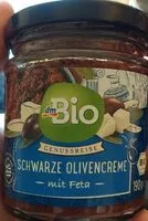 Mängden socker i Schwarze Olivencreme mit Feta