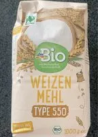 Mängden socker i Weizenmehl 550