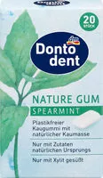 Mängden socker i NATURE GUM Spearmint