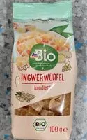 Mängden socker i Ingwerwürfel