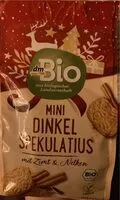 Mängden socker i Mini Dinkel-Spekulatius mit Zimt & Nelken