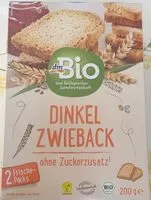 Mängden socker i Brot Dinkel Zwieback