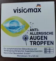 Mängden socker i Visiomax Antiallergische Augentropfen