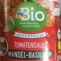 Mängden socker i Tomatensauce Mandel-Basilikum