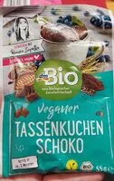 Mängden socker i Tassenkuchen Schoko