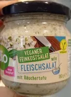 Mängden socker i Veganer Feinkost Salat wie Fleischsalat mit Räuchertofu