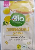 Mängden socker i Zitronenschale gerieben