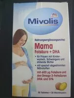 Mängden socker i Mama Folsäure + DHA