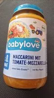 Mängden socker i Makkaroni mit Tomate mozzarella