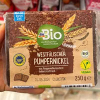 Mängden socker i Westfälischer Pumpernickel