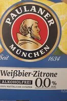 Mängden socker i Paulaner Weißbier-Zitrone Alkoholfrei