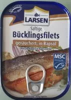 Mängden socker i Bücklingsfilets geräuchert in Rapsöl