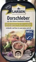 Mängden socker i Dorschleber im eigenen Saft und Öl