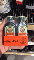 Mängden socker i Jägermeister KRÄUTERLIKÖR 4-JägerPack