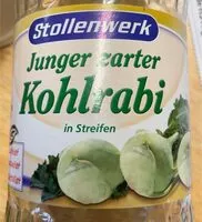 Mängden socker i Kohlrabi in Streifen