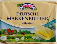 Mängden socker i Deutsche Markenbutter mildgesäuert