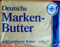 Mängden socker i Deutsche Markenbutter mild gesäuert