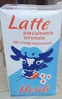 Mängden socker i LATTE parzialmente scremato