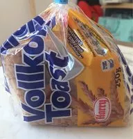 Mängden socker i Vollkorntoast