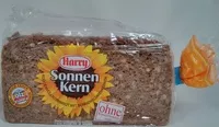 Mängden socker i Roggenvollkornbrot mit Sonnenblumenkernen