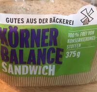 Mängden socker i Körner Balance Sandwich