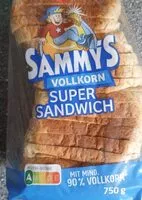 Mängden socker i Sammy's Vollkorn Super Sandwich