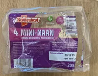 Mängden socker i Mini-Naan