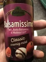 Mängden socker i Balsamicodressing, Balsamissimo Cremig Mild