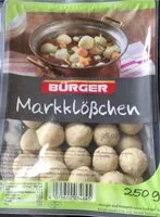 Mängden socker i Markklößchen