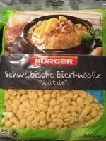 Mängden socker i Eierknöpfle