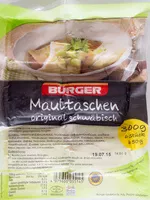 Mängden socker i Maultaschen original schwäbisch