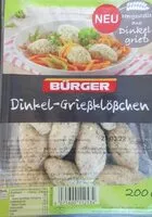 Mängden socker i Dinkel-Grießklößchen