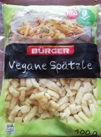 Mängden socker i Vegane Spätzle