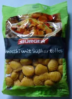 Mängden socker i Gnocchi mit Süßkartoffel