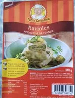 Mängden socker i Ravioles