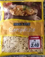 Mängden socker i Eierspätzle