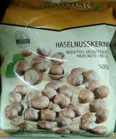 Mängden socker i Noisette décortiquées