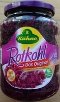 Mängden socker i Rotkohl Kühne