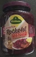 Mängden socker i Apfel-Rotkohl 2min