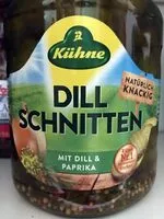 Mängden socker i Dosengemüse: Kuehne Dillschnitten, 670g