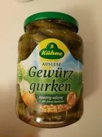 Mängden socker i Gewürzgurken