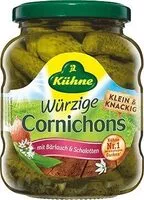 Mängden socker i Würzige Cornichons