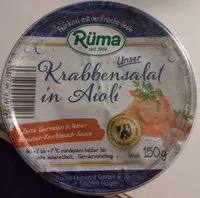 Mängden socker i Unser Krabbensalat in Aioli