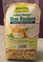 Mängden socker i Vollkorn Knusper ohne Rosinen
